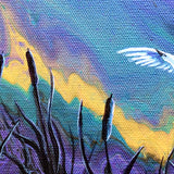 Tundra Swan Lake Original Painting