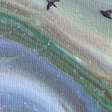 Murmuration from a Bare Tree Original Painting Laura Milnor Iverson