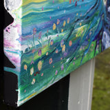 Birds in Spring and Winter Tree of Life Original Painting Laura Milnor Iverson Official Site