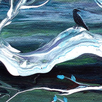 Ravens in a White Tree Original Painting Laura Milnor Iverson Official Site