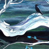 Ravens in a White Tree Original Painting Laura Milnor Iverson Official Site