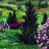Geese Over a Springtime Vista at Sunset Original Painting Laura Milnor Iverson