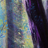 SOLD Woodland in Golden Dawn Original Painting- Prints Available