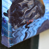 Twilight at Tumalo Falls Original Painting Laura Milnor Iverson