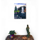 Mystic Temple Meditation Original Painting Laura Milnor Iverson
