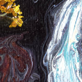 Early Morning Waterfall Original Painting Laura Milnor Iverson