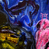 The Temple Lights the Darkness Original Painting Laura Milnor Iverson