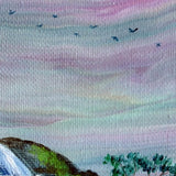 Zen Waterfalls Meditation Original Painting - SOLD - Prints Available