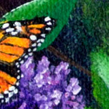 Butterfly Grove in Redwood Forest Original Painting - Laura Milnor Iverson Official Site