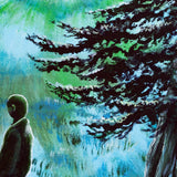 Early Morning Meditation In Blues And Greens Original Painting Laura Milnor Iverson Official Site