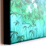 Early Morning Meditation In Blues And Greens Original Painting Laura Milnor Iverson Official Site