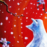 White Cat In Bright Sunset Original Painting Laura Milnor Iverson Official Site