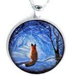Red Fox Pendant - Laura Milnor Iverson Official Site
