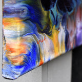 Three Distant Mountains Original Painting Laura Milnor Iverson