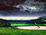 The Coming Light Original Painting Laura Milnor Iverson Wetlands Lanscape