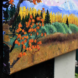 Autumn Clouds Over Mt Jefferson Original Painting Laura Milnor Iverson Official Site