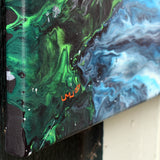 Barred Owl in White Pines Original Painting Laura Milnor Iverson Official Site