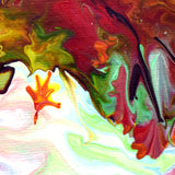Autumn's Brilliant Blaze Original Painting Laura Milnor Iverson Official Site