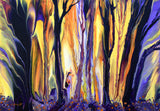 Mindful Woodland Walk Original Painting Laura Milnor Iverson Official Site