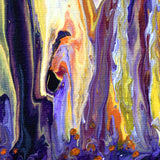 Mindful Woodland Walk Original Painting Laura Milnor Iverson Official Site