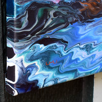 Cormorant and Ponderosa Pines Original Painting Laura Milnor Iverson Official Site