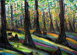 Rainbow Swamp Morning Original Painting Laura Milnor Iverson Official Site