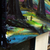 Rainbow Swamp Morning Original Painting Laura Milnor Iverson Official Site