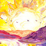 The Hush of Sunset at the Columbia River Original Painting Laura Milnor Iverson Official Site