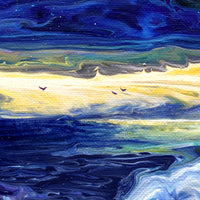 The Curtain of Night Falling Original Painting Laura Milnor Iverson Official Site