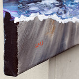 Whale Tail in Summer Sunset Original Painting Laura Milnor Iverson Official Site