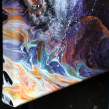 Whale Tail and Wild Waves Original Painting Laura Milnor Iverson Official Site