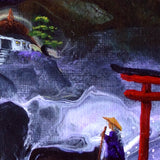Journey to the Temple Between the Toriis Original Painting Laura Milnor Iverson Official Site