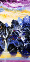 Journey to the Temple by the Twisted Tree Original Painting Laura Milnor Iverson Official Site