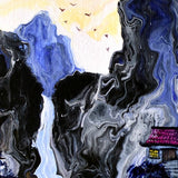 Journey to the Temple by the Twisted Tree Original Painting Laura Milnor Iverson Official Site