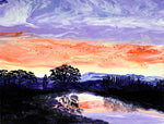 Vernal Pool at Dawn Original Painting Laura Milnor Iverson Official Site