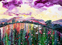 Wildflower Meadow Morning Original Painting Laura Milnor Iverson Official Site