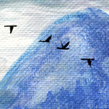 The Melody of the Flying Geese Original Painting Laura Milnor Iverson