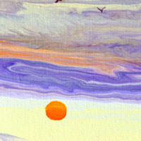 Sun Setting at Wizards Hat Rock Original Painting Laura Milnor Iverson Official Site