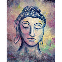 Kind Buddha Face Original Painting