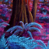 Chakra Meditation In The Redwoods Original Painting - Laura Milnor Iverson Official Site