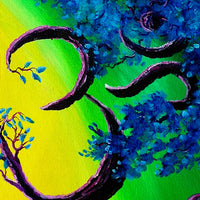 Om Tree Of Life Meditation Original Painting - Laura Milnor Iverson Official Site