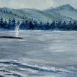 Whale Spouting at Depoe Bay Original Painting - SOLD - Prints Available
