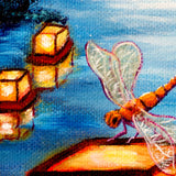 Dance of the Dragonflies Original Painting - SOLD - Prints Available