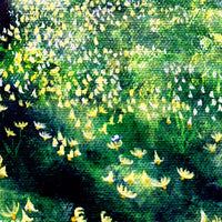 Fawn Lilies in Dappled Sunlight Original Painting - Prints Available