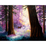 Morning Light Deep in the Redwoods Original Painting - Laura Milnor Iverson Official Site