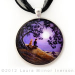 Oak Tree Meditation Handmade Pendant Laura Milnor Iverson Official Site