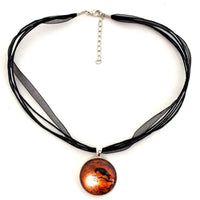 Ominous Bird of Yore Handmade Pendant Laura Milnor Iverson Official Site
