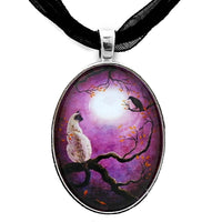Dreaming of a Raven Handmade Pendant Laura Milnor Iverson Official Site