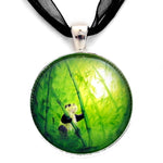 New Bamboo Leaves Handmade Pendant Laura Milnor Iverson Official Site