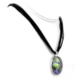 Nasturtiums on a Spring Morning Handmade Pendant Laura Milnor Iverson Official Site